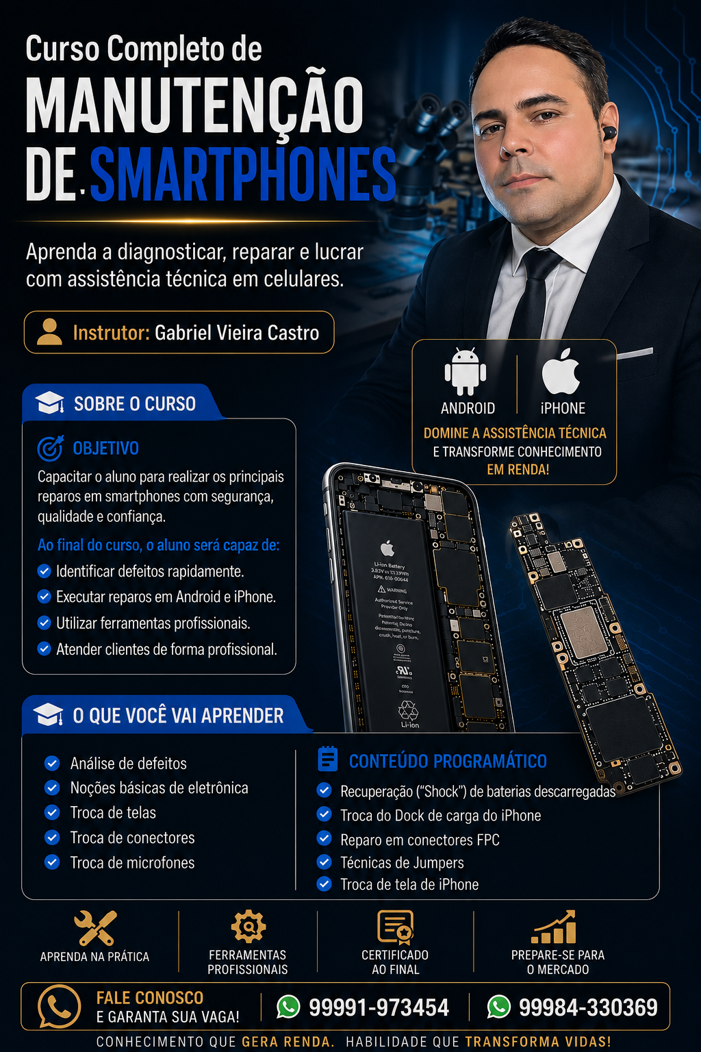 Curso Completo de Manutenção de Smartphones